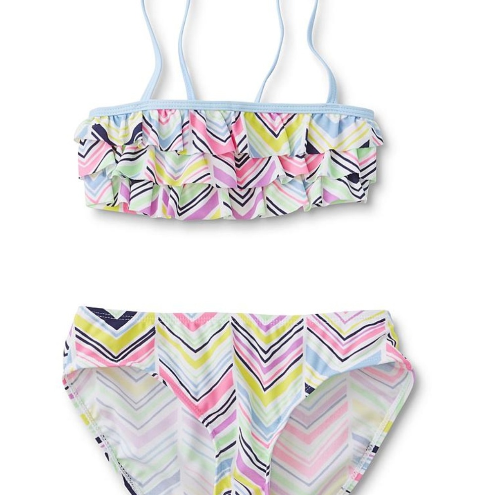 Chevron Swimsuit Joe Boxer Bikini XL 14/16